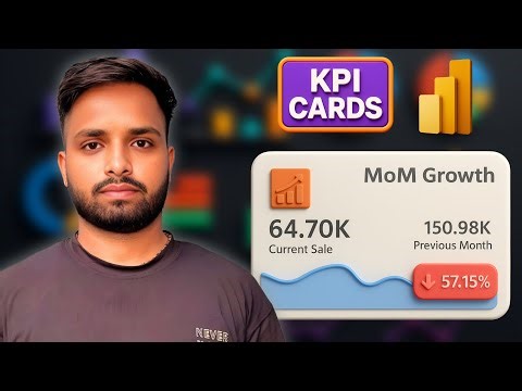 Design Stunning KPI Cards in Power BI | MoM Growth Explained Step-by-Step