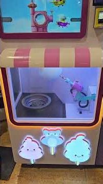 cotton candy machine at Jungle Jim's in Cinncinnati