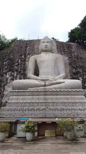 World Largest Samadhi Buddha Statue - 67.5 feet height statue located at Rambadagalla, Kurunegala.