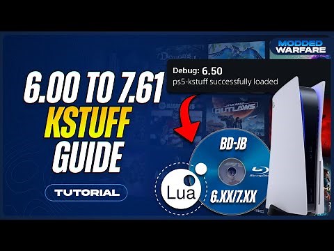 PS5 6.xx kstuff is here! BD-J & LUA Setup Guide.