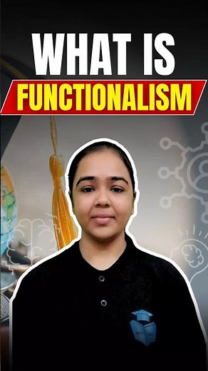 What is functionalism? #sociology #functionalism #shorts