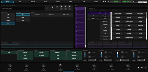 An HTML-based MIDI Remote demonstrating additions in MR API 1.3