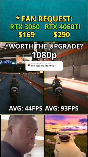 RTX 3050 vs RTX 4060 Ti — Worth the Upgrade? FAN REQUEST 292