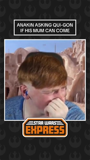 Who’s his dad? #anakinskywalker #quigonjinn #darthvader #starwars #angryginge