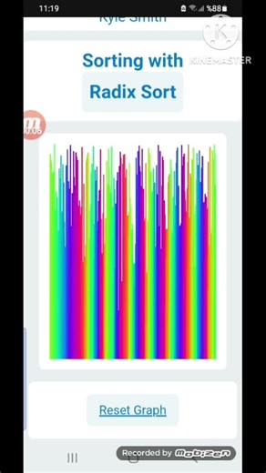 radix lsd sort in place (base2)
