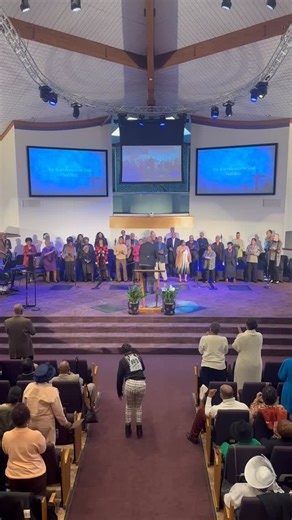 Lincoln Heights MBC-Cincinnati on Instagram: "We serve an awesome God! The LHMBC choir always brings us to our feet for a joyful song and dance!"