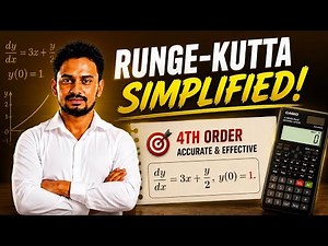 Fourth Order Runge-Kutta Simplified | Differential Equations Problem