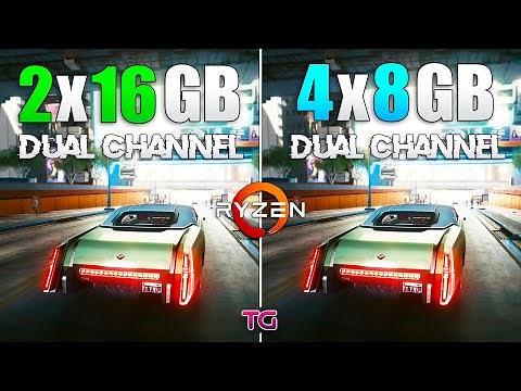 2x16GB vs 4x8GB - How Many RAM Modules are Better for Ryzen?