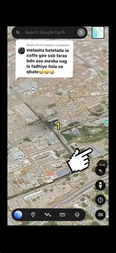 Exploring Somalia via Google Earth Street View