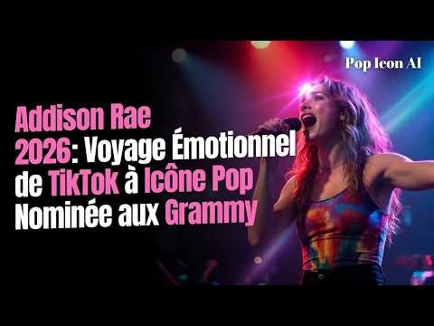 Addison Rae 2026 : Voyage Émotionnel de TikTok à Icône Pop Nominée aux Grammy ! #addisonrae