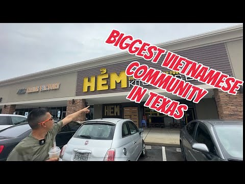 Thành Phố nhiều Người Việt Nhất Texas - passing by the biggest Vietnamese town in Texas