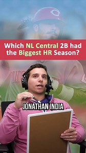 Which NL Central second baseman hit the most home runs?