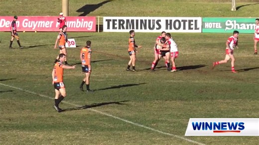 17K views · 78 reactions | Upsets aplenty in Group Nine footy over the weekend, with the Challenge Cup headed to the border. Albury toppled Tumut to take hold of the in-season silverware and keep their finals hopes alive..while Gundagai's six-game winning streak is over and the hands of Temora. #WINNews | Channel 8 & 80 (HD) Weeknights from 5:30pm | WIN News Riverina | Facebook