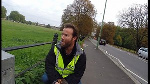 The new route of the Cambridge Half Marathon - speeded up! Jozef Hall cycled it without breaking a sweat. | BBC Cambridgeshire