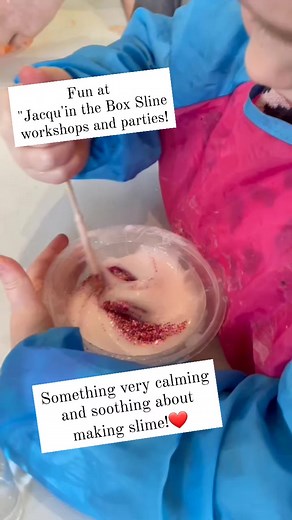 Slime Creation fun this Easter Holiday! I love running these Slime Workshops and Birthday Parties! Watching and listening to all thd children interacting with mixed age groups whilst they help each other activate and decorate their creations! #slimeparty #slime #birthdaypartyideas #birthdayparty #birthday #children #easterholidays #beaconsfield #amersham #gerrardscross #aylesbury #berkhamsted | "Jacqu'in the Box" | Facebook