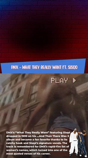 127K views · 6.8K reactions | What They Really Want DMX ft. Sisqó – 1999 DMX and Sisqó made history with this one. A gritty anthem with that unforgettable hook—what’s the first line that comes to mind when you hear it? #DMX #Sisqo #RuffRyders #2000sHipHop | Retrospect 90s 00s | Facebook