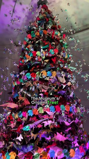 🎄Explore the Origami Tree and The Secret World of Elephants during your next trip to the Museum! 🦃 The Museum is closed on Thanksgiving Day. But the Friday and Saturday after the holiday, we’ll have extended hours! On November 24 and 25, the Museum will be open 9 am to 6 pm. #MuseumTok #ThingsToDoInNYC #Origami #ChristmasInNYC #Thanksgiving