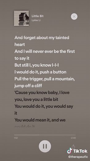 Little Bit by Lykke Li Nightcore Audio