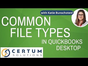 QuickBooks Desktop | Common File Types