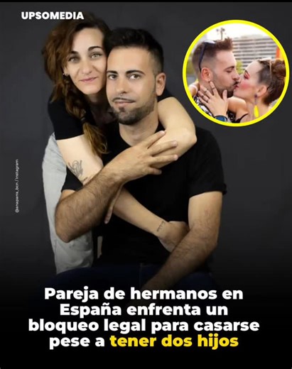 historias de terror on Instagram: "Y yo pensando que solamente pasaba esto en Monterrey 😵‍💫😵‍💫😵‍💫 🚨En España se desarrolla un caso que mezcla vida familiar con los límites legales, ya que, Daniel y Ana Parra son hermanos por parte de padre y mantienen una relación de pareja desde hace once años. Juntos tienen dos hijos y buscan casarse para obtener reconocimiento legal como familia, sin embargo, el Código Civil español prohíbe el matrimonio entre parientes directos, aunque desde 1978 el i