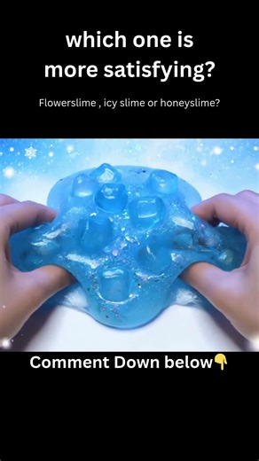 🌸 From Frozen Crystals to Honey Drizzle 🍯 | Most Relaxing Slime ASMR Ever ❄️✨ #Shorts