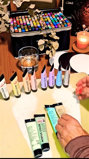 Mesmerizing Pastel Circle Art | DIY Magnetic Wall & Fridge Decoration #shorts #pastelart #diymagnets