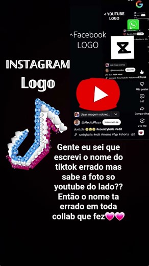Collab de logos!! #youtube #instagram #tiktok #whatsapp #capcut #google