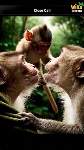 Baby Monkey Swings Fast | Funny Wildlife Moment. Animals | Wildlife | Nature.