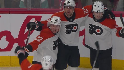 Poehling backhands opening goal