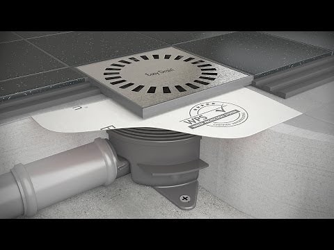 Doucheput plaatsen - Easy Drain Aqua Brilliant installatie (Nederlands)