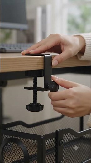Hide The Mess, Keep The Desk. 🖥️ Under-Desk Cable Management Tray #desksetup