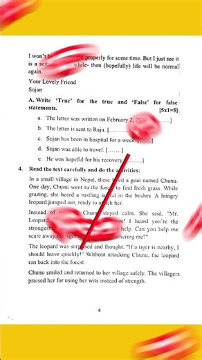 Class 5 English Model Question 2082 #class5english #modelquestion2082 #cdcmodelquestion2082