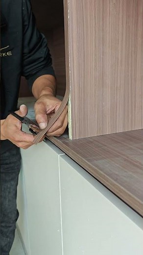 Woodworking Edge Banding Strip Cutting Techniques - Professional Style