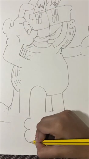 Garfield Drawing Step by Step | Easy Cartoon Drawing for Kids #shorts