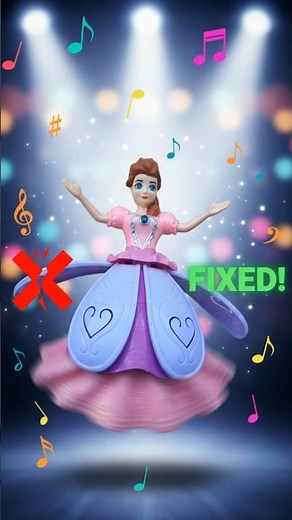 Broken Dancing Doll Fixed!