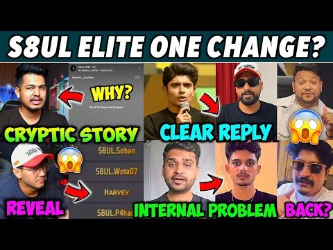 S8ul Elite One Change? 💔 - Ronith Cryptic Story, Duker on Struggle 🥵, Total Gaming Clear Reply 🤯
