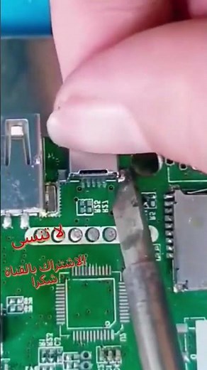 how to replace mini b usb port #soldering #desoldering #shorts