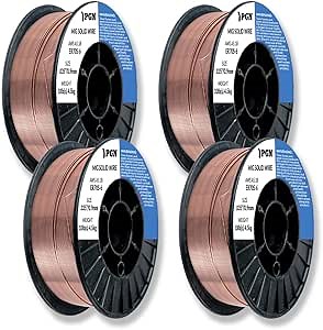 findmall ER70S-6 Mild Steel 0.035 Inch MIG Welding Wire Low Splatter 33 Pound Spool Fit for All Position Gas Welding - Amazon.com