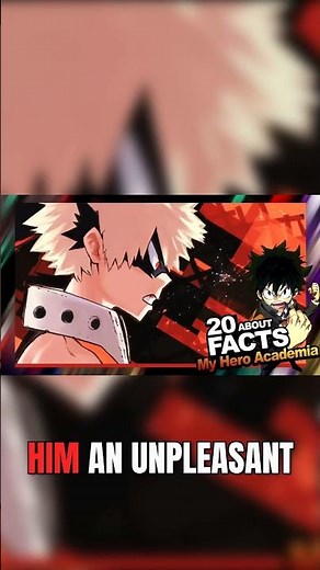 Katsuki Bakugo: From Kind Genius to... Jerk?! 😈