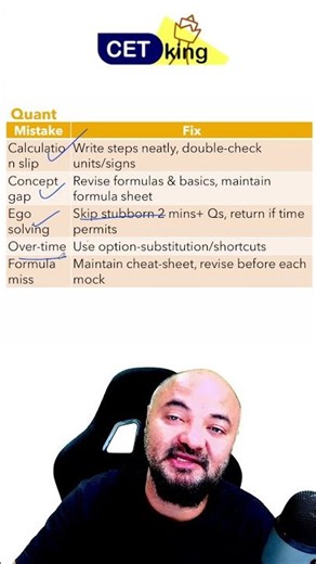 MBA CET 2026 Quant Strategy | 5 Costly Errors & How to Fix Them