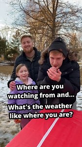 The Snowball Roll Challenge ☃️ Kids and famly play cold diy snow game in the backyard with frozen snowballs, a hammer, and a table. Funny and fun outdoor game for winter. (for entertainment purposes only " 🎬 This video was produced by Network Media and Benson Bros" | Play Together Stay Together