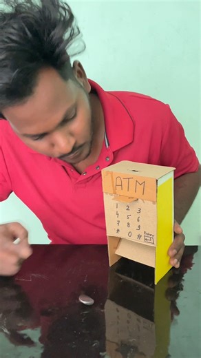 Home Made Mini ATM 😱🔥#science #viral #experiements #scienceproject #unitedstates