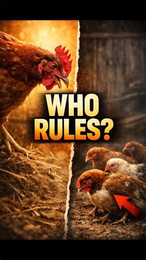 Why Chicken Have a Pecking Order | Who Really Rules? 🐓 #shorts