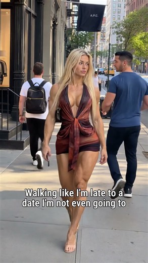 Fast pace, full outfit, zero intention of showing up.