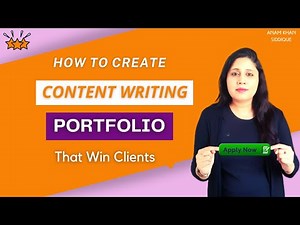 How to Create Freelance Content Writing Portfolio That Win Clients (NO EXPERIENCE NECESSARY) Part 1