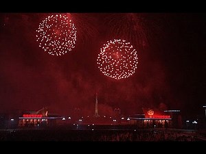 North Korea welcomes in 2016 with fireworks