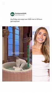 Lily Philips who slept over 1000 men in 12 hours gets baptized | Dockaysworld
