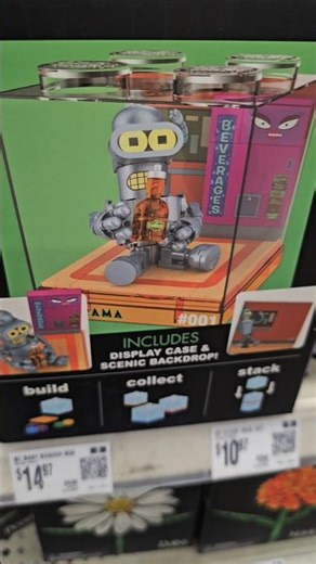 Futurama Baby Bender Box! Brickcraft LEGO-Style Figure Set at Walmart
