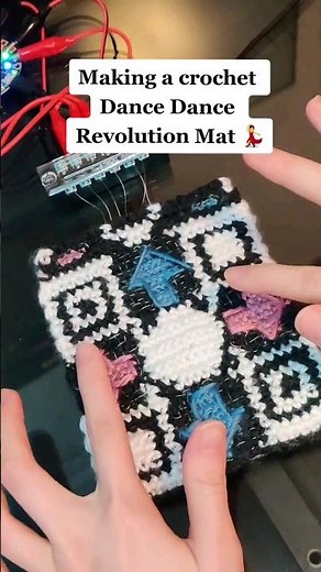 Making a Dance Dance Revolution Mat | #crochet #arduino