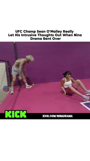 UFC Champ Sean O'Malley Really Let His Intrusive Thoughts Out When Nina #ninadrama #viral #fyp